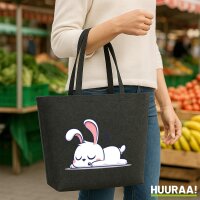 Filz Shopper Hase Comic 22 Liter