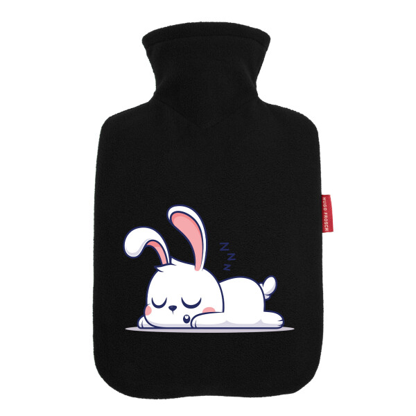Wärmflasche Hase Comic
