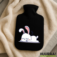 Wärmflasche Hase Comic