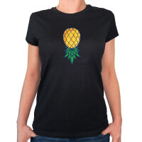 Damen T-Shirt Ananas Comic