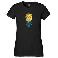 Damen T-Shirt Ananas Comic