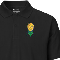 Herren Polo Shirt Ananas Comic