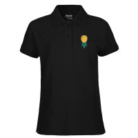 Damen Polo Shirt Ananas Comic