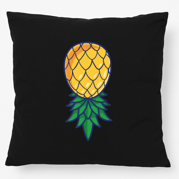 Kissen Ananas Comic 40x40cm