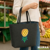 Filz Shopper Ananas Comic 22 Liter