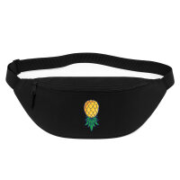 Bauchtasche Ananas Comic 2,5 Liter Black