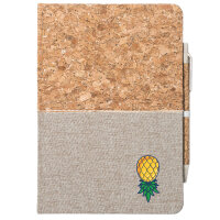 Notizbuch A5 Ananas Comic 80 Blatt inkl. Kugelschreiber