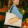 Jutetasche Erdnuss Comic 21 Liter Black