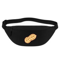 Bauchtasche Erdnuss Comic 2,5 Liter Black