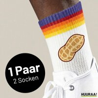 Unisex Socken Erdnuss Comic Baumwolle