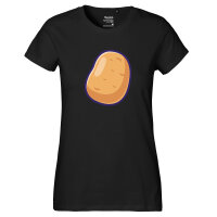 Damen T-Shirt Kartoffel Comic