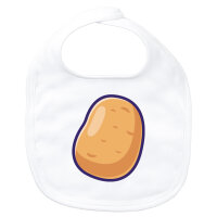 Baby Lätzchen Kartoffel Comic Klettverschluss
