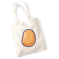 Jutebeutel Kartoffel Comic 10 Liter