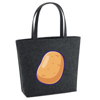 Filz Shopper Kartoffel Comic 22 Liter