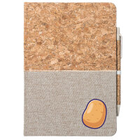 Notizbuch A5 Kartoffel Comic 80 Blatt inkl. Kugelschreiber