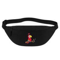Bauchtasche Papagei Ara Comic 2,5 Liter Black
