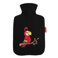 Wärmflasche Papagei Ara Comic