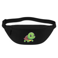 Bauchtasche Baby Schildkröte Comic 2,5 Liter Black