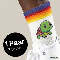 Unisex Socken Baby Schildkröte Comic Baumwolle