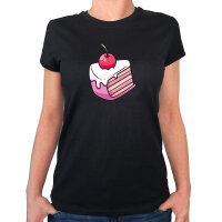 Damen T-Shirt Kuchen Torte