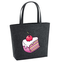 Filz Shopper Kuchen Torte 22 Liter