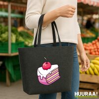 Filz Shopper Kuchen Torte 22 Liter