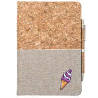 Notizbuch A5 Eiscreme Comic 80 Blatt inkl. Kugelschreiber