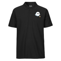 Herren Polo Shirt Geist Comic