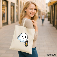 Jutebeutel Geist Comic 10 Liter