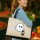 Jutetasche Geist Comic 21 Liter Black
