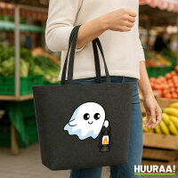 Filz Shopper Geist Comic 22 Liter