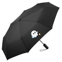 Regenschirm Geist Comic 98cm Schwarz