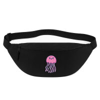 Bauchtasche Qualle Comic 2,5 Liter Black