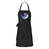 Schürze Blauwal Comic mit Taschen