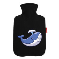 Wärmflasche Blauwal Comic
