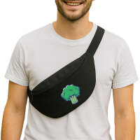 Bauchtasche Brokkoli Comic 2,5 Liter Black