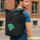 Kurierrucksack Brokkoli Comic 30-44 Liter Black Melange