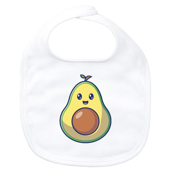 Baby Lätzchen Avocado Comic Klettverschluss
