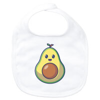 Baby Lätzchen Avocado Comic Klettverschluss
