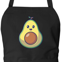 Schürze Avocado Comic mit Taschen