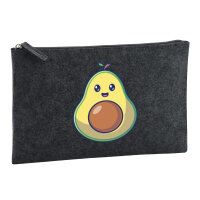 Kulturbeutel Avocado Comic 1 Liter Charcoal