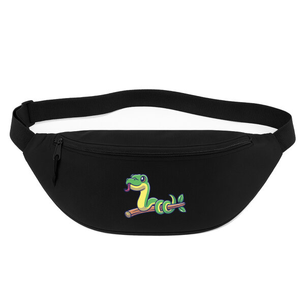 Bauchtasche Schlange Comic 2,5 Liter Black