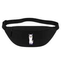 Bauchtasche Lama Comic 2,5 Liter Black