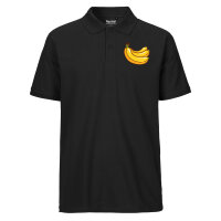 Herren Polo Shirt Banane Comic