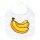 Baby Lätzchen Banane Comic Klettverschluss