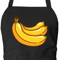 Schürze Banane Comic mit Taschen