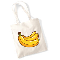 Jutebeutel Banane Comic 10 Liter