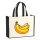 Jutetasche Banane Comic 21 Liter Black