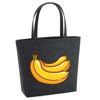 Filz Shopper Banane Comic 22 Liter