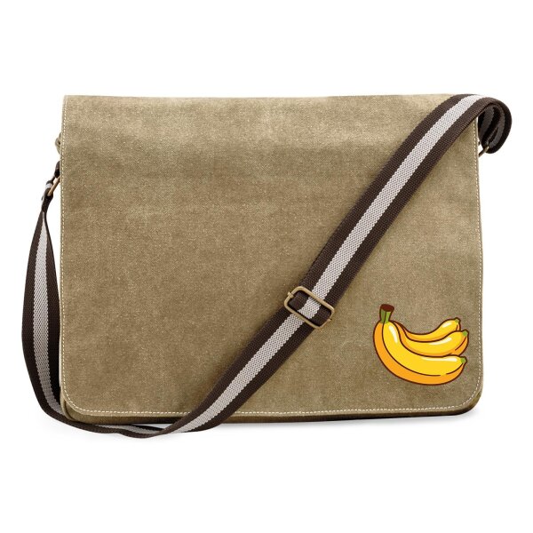 Umhängetasche Banane Comic 14 Liter
